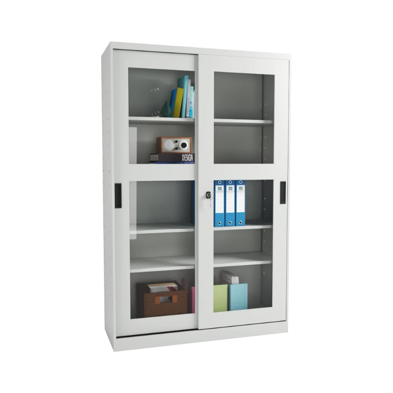 Dulap metalic pentru depozitare cu usi glisante si plexi DEPO GP – 1900.max