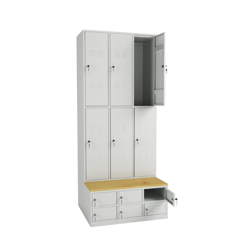 Dulap vestiar cu 6+6 usi scurte COMFORT 36.max