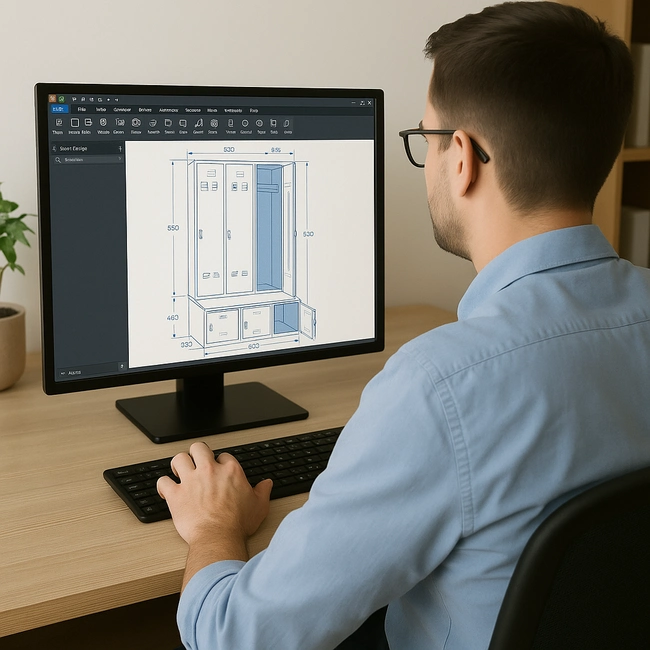 proiectare vestiare perzonalizate